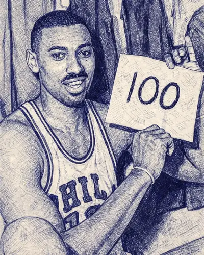 100 poin dalam satu pertandingan