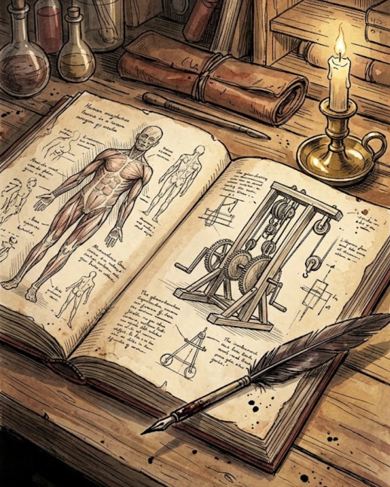 Leonardo da Vinci lahir