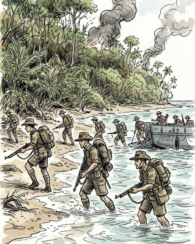 Pertempuran Tarakan dimulai